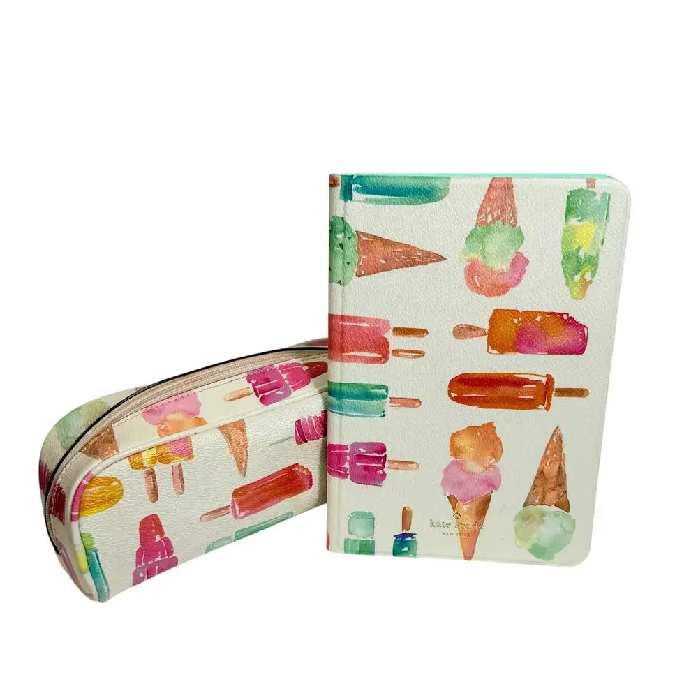 Kate Spade Ice Cream Popsicle Flavor of the Month Makeup Bag & IPad Mini Case
